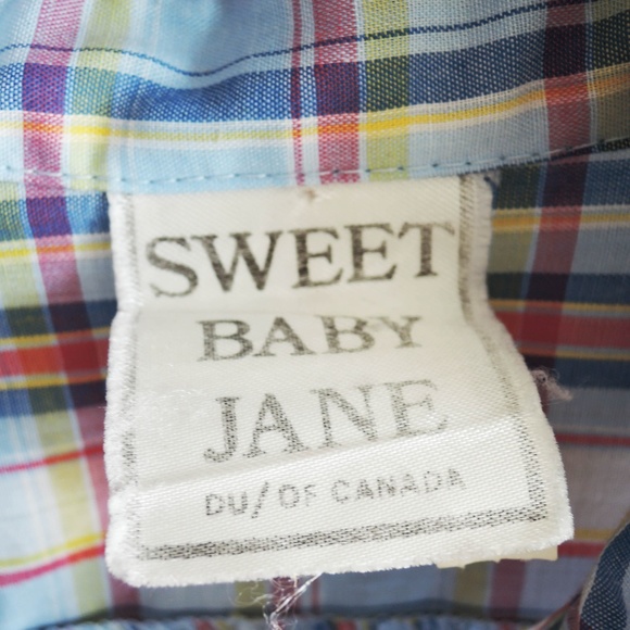 Cute vintage checked blouse by Sweet Baby Jane - Picture 2 of 5